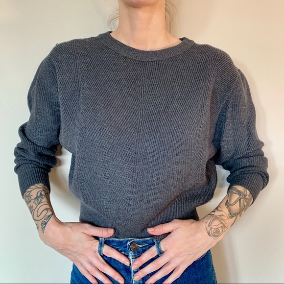 Zara Sweaters - Zara Knit Crewneck cropped sweater